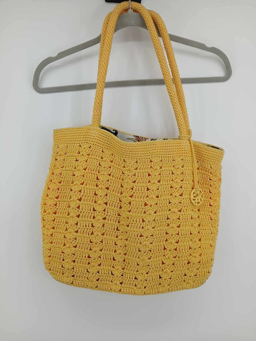 Crochet yellow The Sak shoulder bag